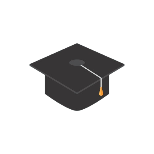 Logo de chapeau universitaire